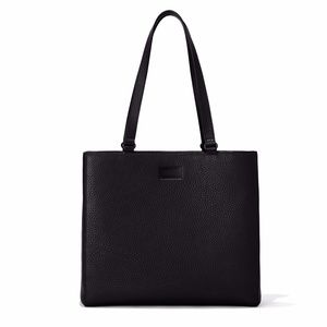 Dagne Dover Allyn Black Leather Tote Medium NWT